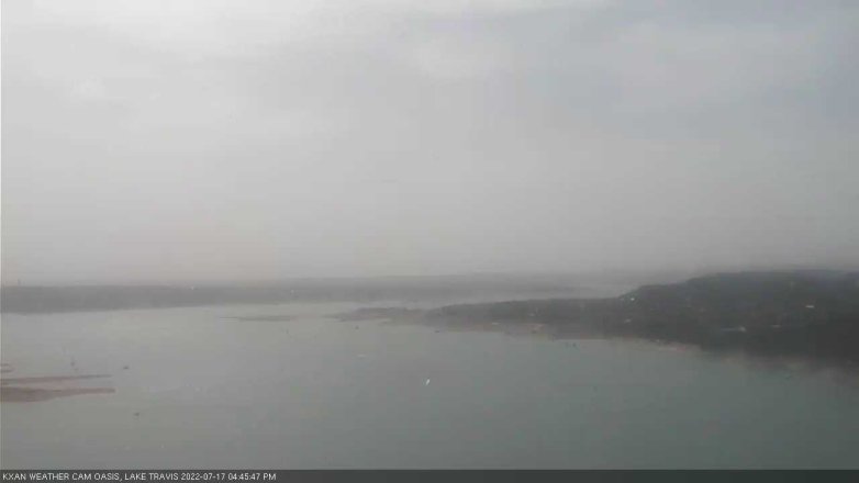 Lake Travis webcam, July 17, 2022 4:45 PM CT