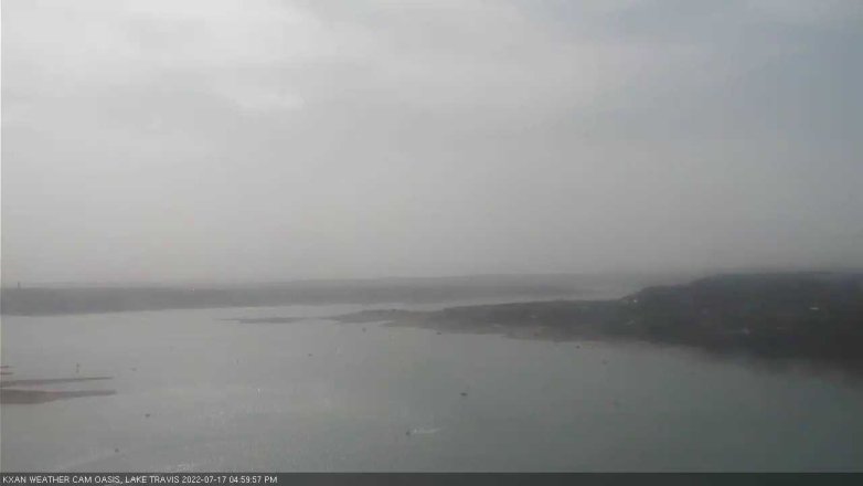 Lake Travis webcam, July 17, 2022 5:00 PM CT