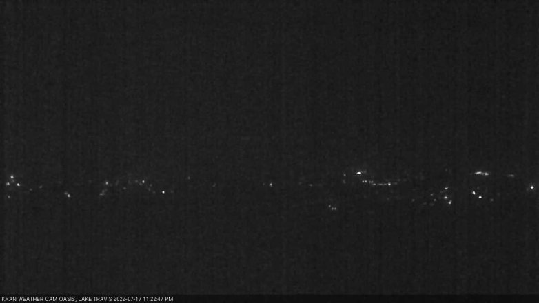 Lake Travis webcam, July 17, 2022 11:25 PM CT