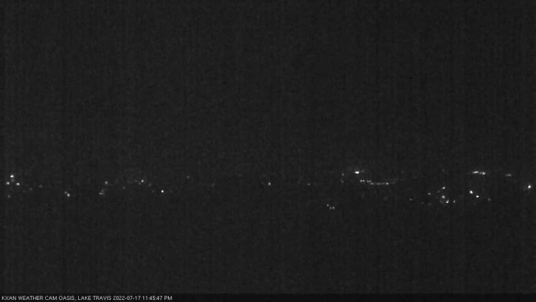Lake Travis webcam, July 17, 2022 11:45 PM CT