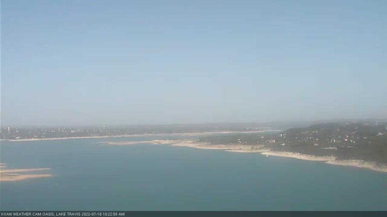Lake Travis webcam, July 18, 2022 10:25 AM CT