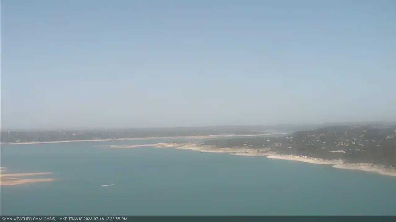 Lake Travis webcam, July 18, 2022 12:25 PM CT