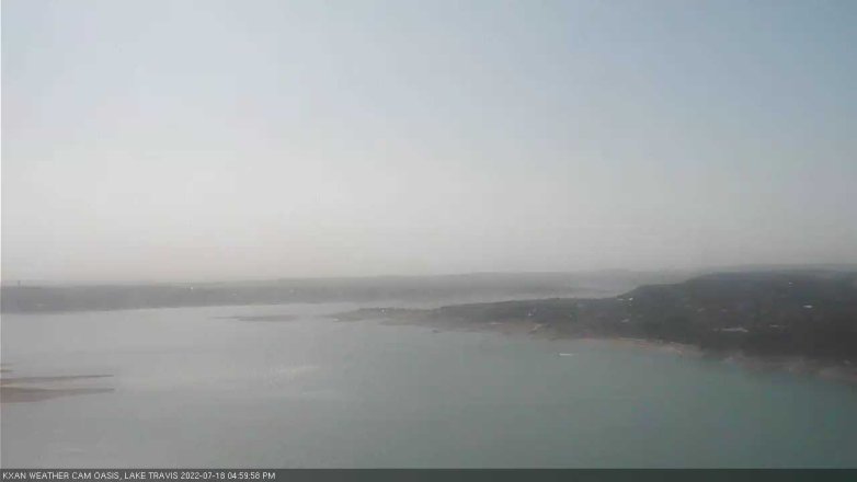 Lake Travis webcam, July 18, 2022 5:00 PM CT
