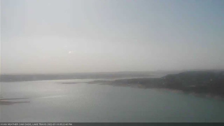Lake Travis webcam, July 18, 2022 5:25 PM CT