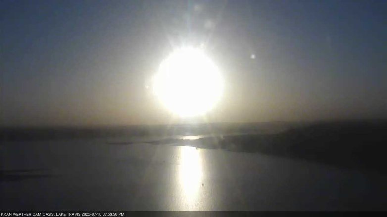 Lake Travis webcam, July 18, 2022 8:00 PM CT