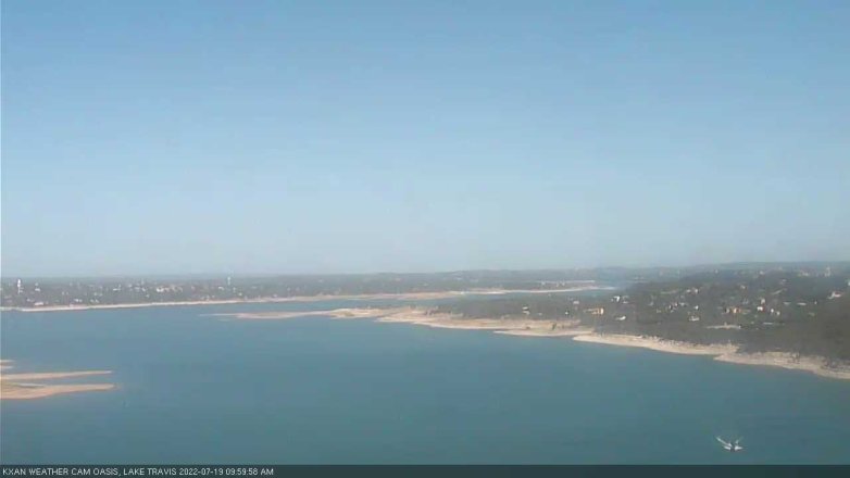 Lake Travis webcam, July 19, 2022 10:00 AM CT