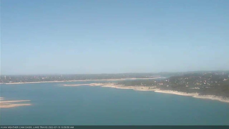 Lake Travis webcam, July 19, 2022 11:00 AM CT