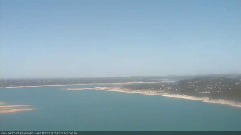 Lake Travis webcam, July 19, 2022 12:25 PM CT