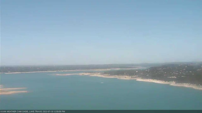 Lake Travis webcam, July 19, 2022 1:00 PM CT