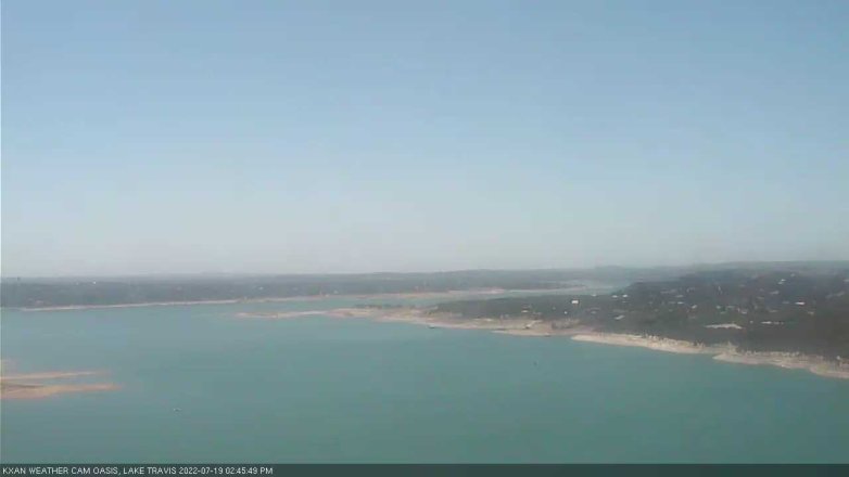 Lake Travis webcam, July 19, 2022 2:45 PM CT