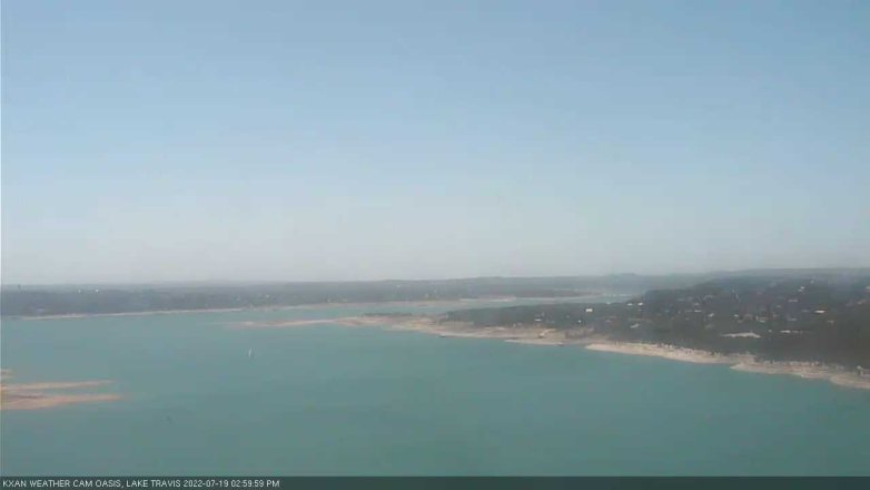Lake Travis webcam, July 19, 2022 3:00 PM CT