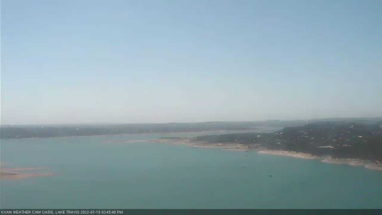 Lake Travis webcam, July 19, 2022 3:45 PM CT