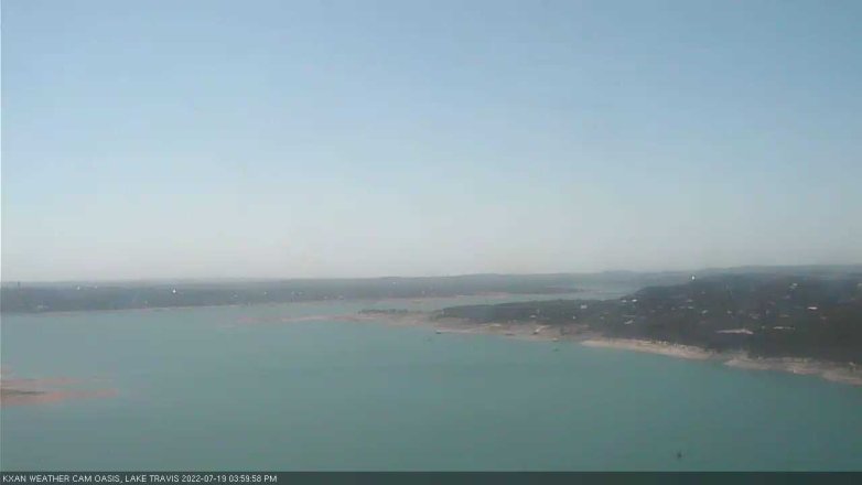 Lake Travis webcam, July 19, 2022 4:00 PM CT