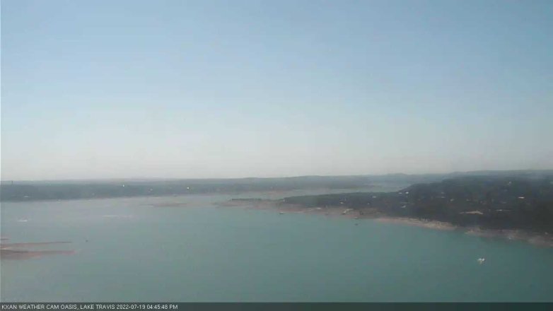 Lake Travis webcam, July 19, 2022 4:45 PM CT