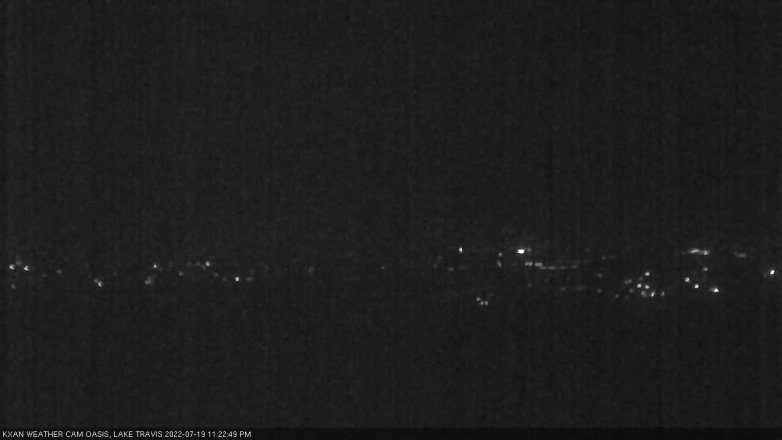 Lake Travis webcam, July 19, 2022 11:25 PM CT