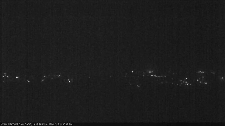 Lake Travis webcam, July 19, 2022 11:45 PM CT