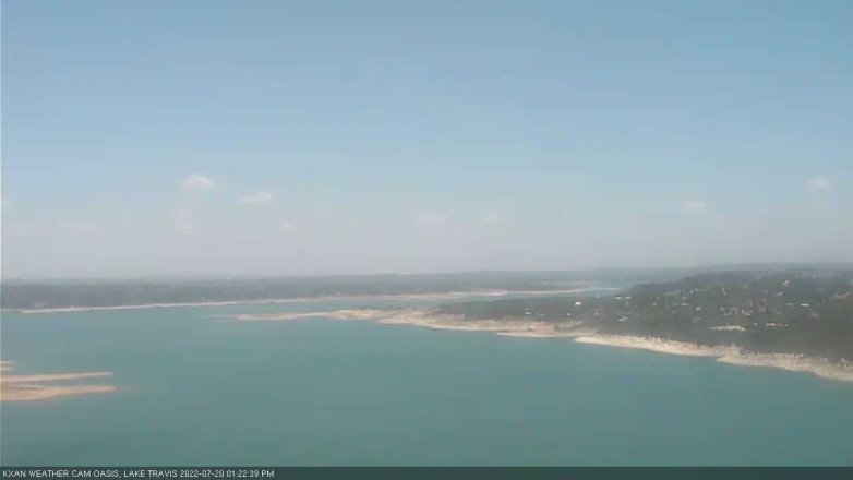 Lake Travis webcam, July 20, 2022 1:25 PM CT