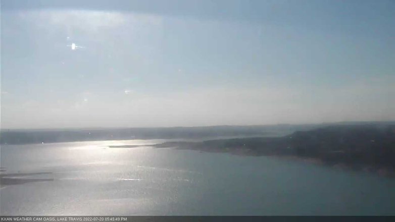 Lake Travis webcam, July 20, 2022 5:45 PM CT