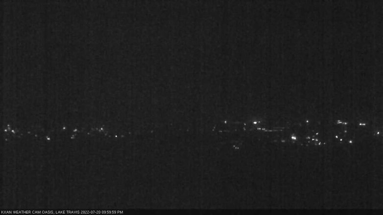 Lake Travis webcam, July 20, 2022 10:00 PM CT