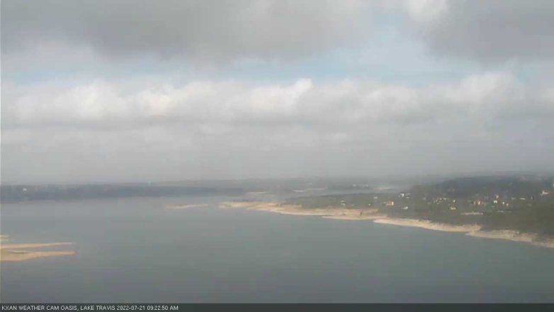 Lake Travis webcam, July 21, 2022 9:25 AM CT