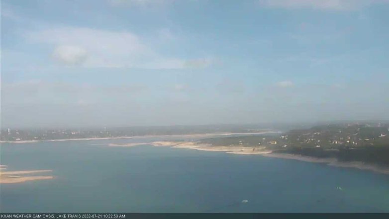 Lake Travis webcam, July 21, 2022 10:25 AM CT