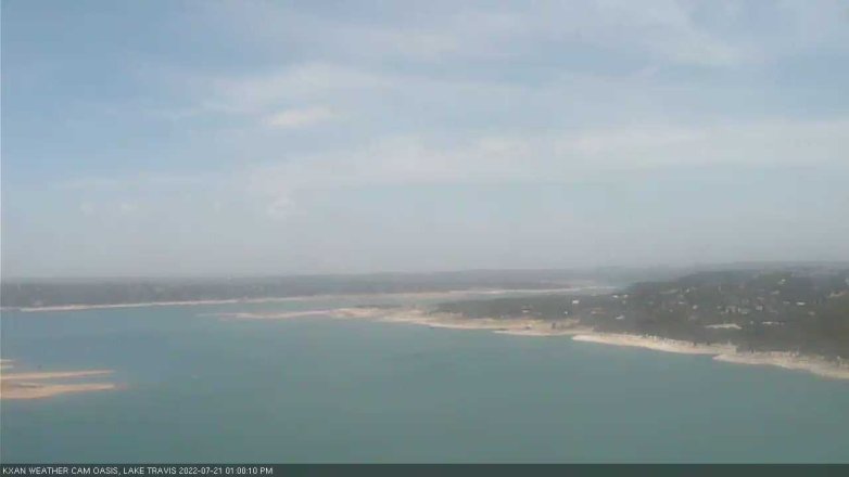 Lake Travis webcam, July 21, 2022 1:00 PM CT