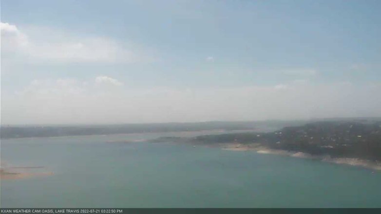 Lake Travis webcam, July 21, 2022 3:25 PM CT