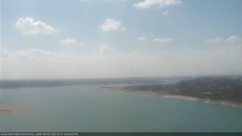 Lake Travis webcam, July 21, 2022 4:00 PM CT