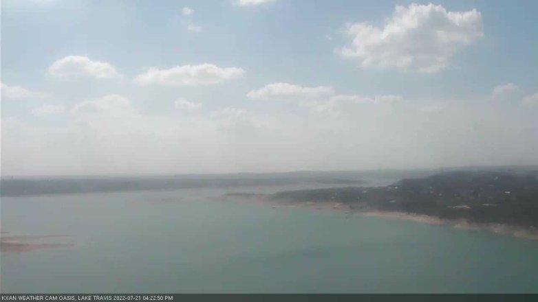 Lake Travis webcam, July 21, 2022 4:25 PM CT