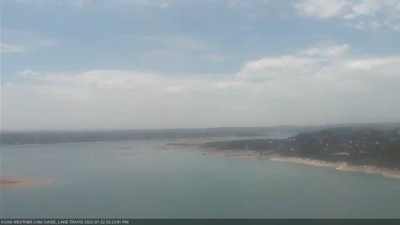 Lake Travis webcam, July 22, 2022 2:25 PM CT