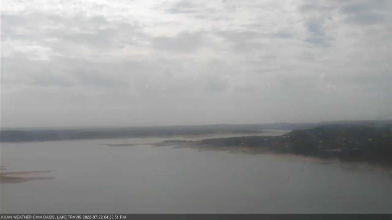 Lake Travis webcam, July 22, 2022 4:25 PM CT