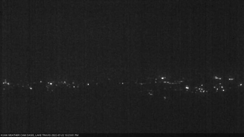 Lake Travis webcam, July 22, 2022 10:25 PM CT