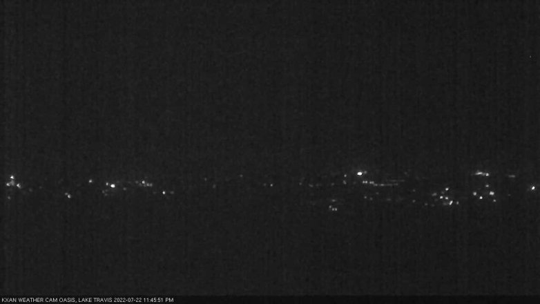 Lake Travis webcam, July 22, 2022 11:45 PM CT
