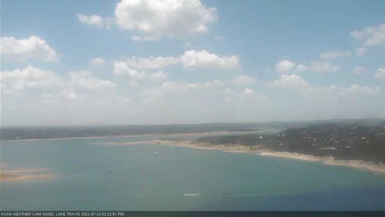 Lake Travis webcam, July 23, 2022 2:25 PM CT
