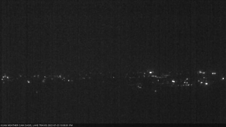 Lake Travis webcam, July 23, 2022 10:00 PM CT