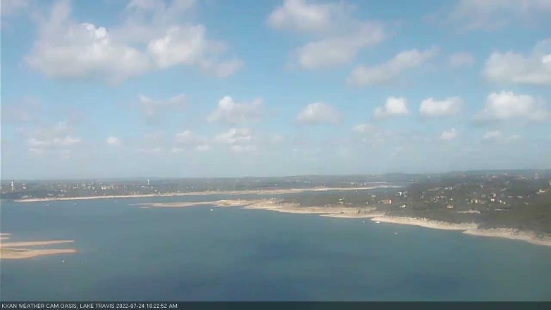 Lake Travis webcam, July 24, 2022 10:25 AM CT