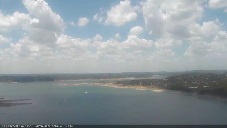 Lake Travis webcam, July 24, 2022 2:25 PM CT