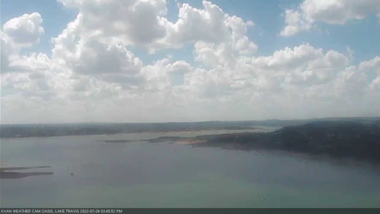 Lake Travis webcam, July 24, 2022 3:45 PM CT