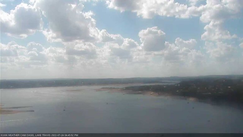 Lake Travis webcam, July 24, 2022 4:45 PM CT