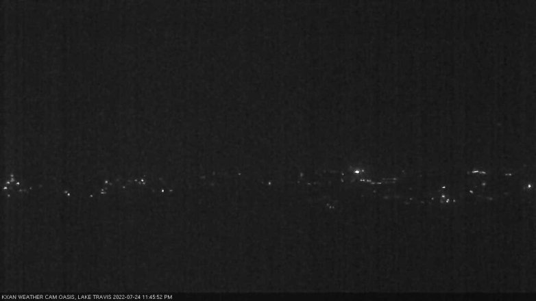 Lake Travis webcam, July 24, 2022 11:45 PM CT