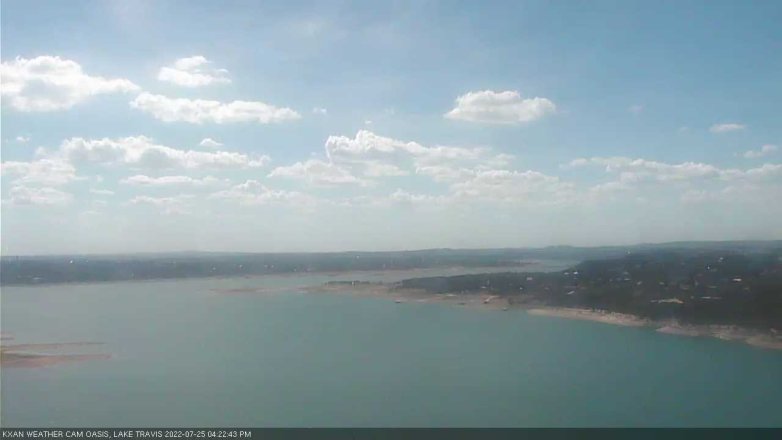 Lake Travis webcam, July 25, 2022 4:25 PM CT