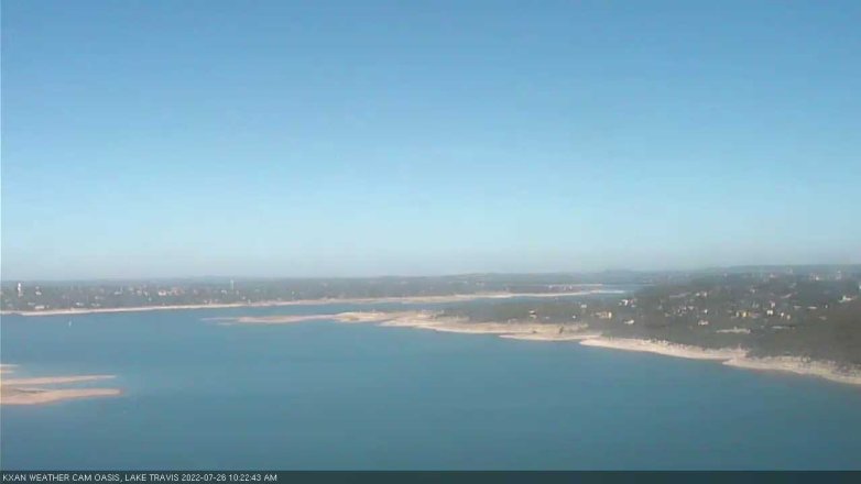 Lake Travis webcam, July 26, 2022 10:25 AM CT
