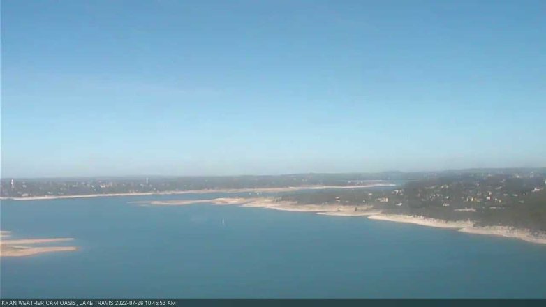Lake Travis webcam, July 26, 2022 10:45 AM CT