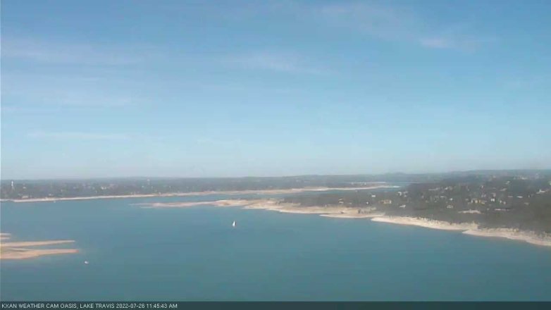 Lake Travis webcam, July 26, 2022 11:45 AM CT