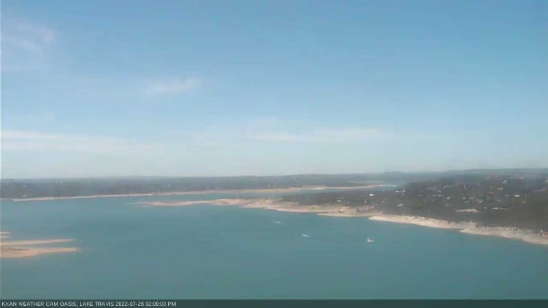 Lake Travis webcam, July 26, 2022 2:00 PM CT