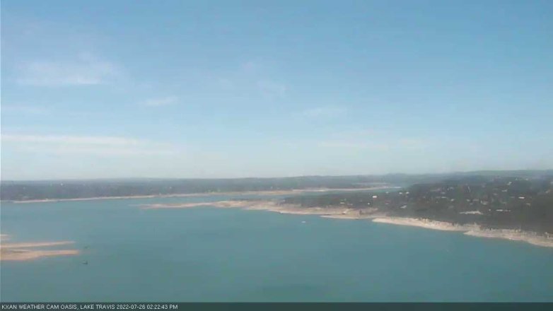 Lake Travis webcam, July 26, 2022 2:25 PM CT