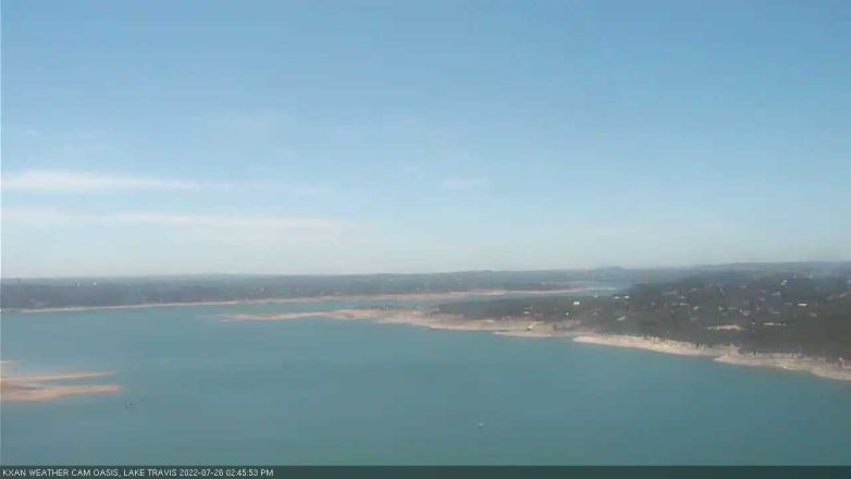 Lake Travis webcam, July 26, 2022 2:45 PM CT