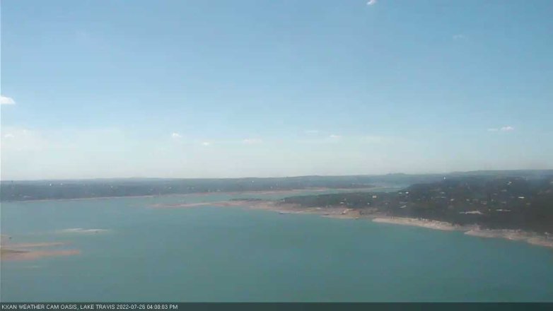 Lake Travis webcam, July 26, 2022 4:00 PM CT