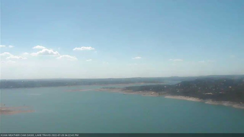 Lake Travis webcam, July 26, 2022 4:25 PM CT