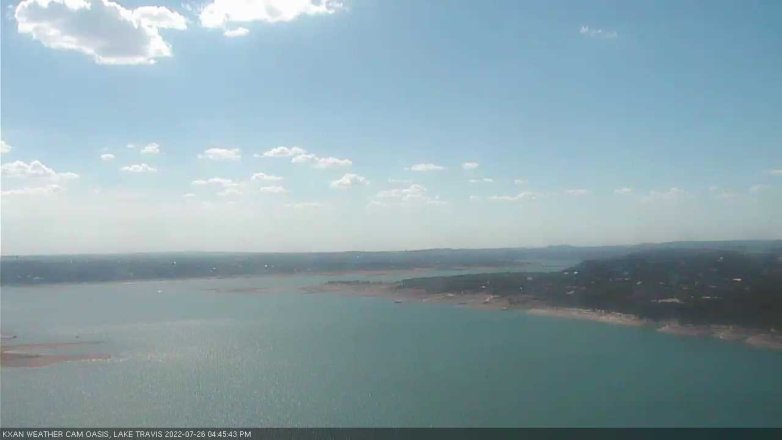 Lake Travis webcam, July 26, 2022 4:45 PM CT